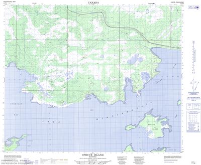 063F02 - SPRUCE ISLAND - Topographic Map