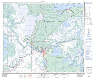063F14 - THE PAS - Topographic Map