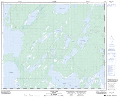 063G05 - PERCH LAKE - Topographic Map