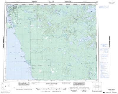 063H - NORWAY HOUSE - Topographic Map