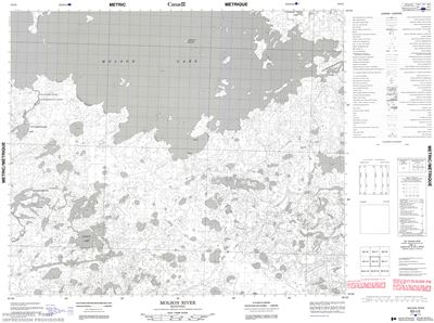 063I02 - MOLSON RIVER - Topographic Map