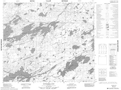 063I15 - BJORNSON LAKE - Topographic Map
