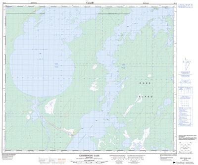 063J01 - KISKITTOGISU LAKE - Topographic Map