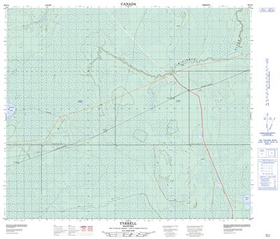 063J11 - TYRRELL - Topographic Map