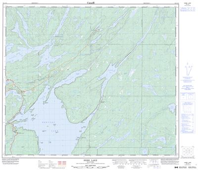 063J13 - HERB LAKE - Topographic Map