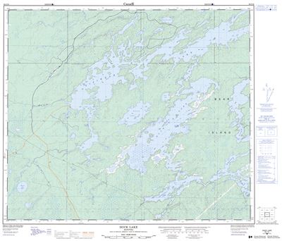063J16 - DUCK LAKE - Topographic Map