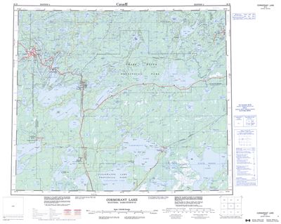 063K - CORMORANT LAKE - Topographic Map