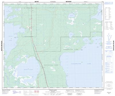 063K03 - ROOT LAKE - Topographic Map