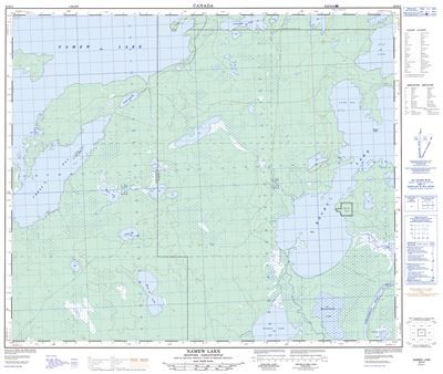 063K04 - NAMEW LAKE - Topographic Map