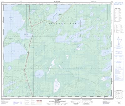 063K06 - EGG LAKE - Topographic Map