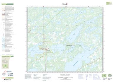 063K11 - CRANBERRY PORTAGE - Topographic Map