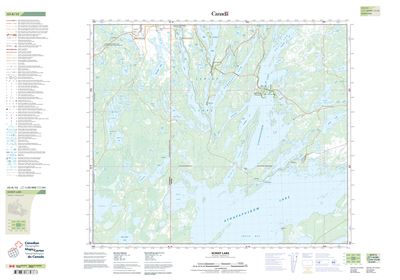 063K12 - SCHIST LAKE - Topographic Map