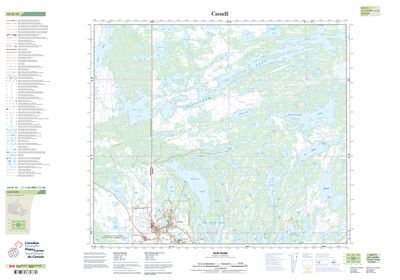 063K13 - FLIN FLON - Topographic Map
