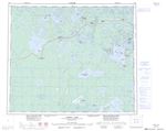 063L - AMISK LAKE - Topographic Map