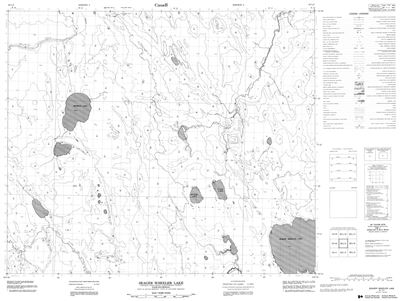 063L05 - SEAGER WHEELER LAKE - Topographic Map