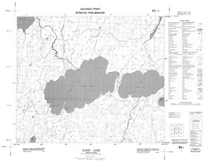 063L07 - SUGGI LAKE - Topographic Map