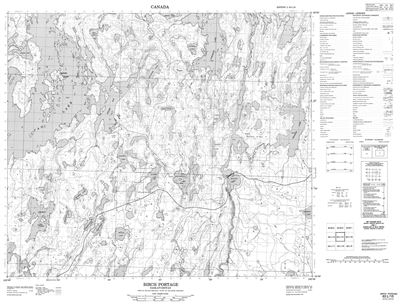 063L15 - BIRCH PORTAGE - Topographic Map