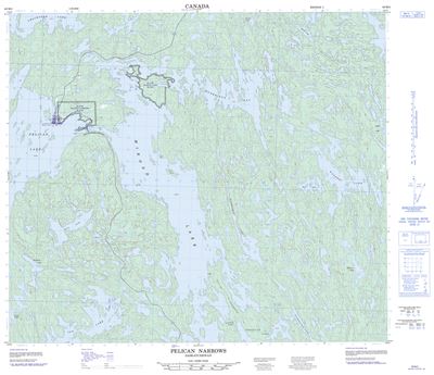 063M02 - PELICAN NARROWS - Topographic Map