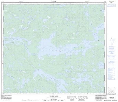 063M05 - TRADE LAKE - Topographic Map