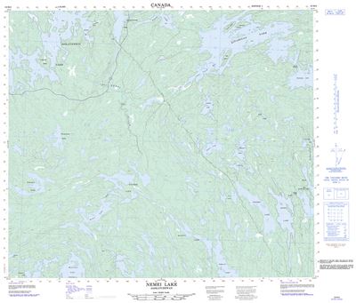 063M08 - NEMEI LAKE - Topographic Map