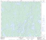 063M10 - WINTEGO LAKE - Topographic Map