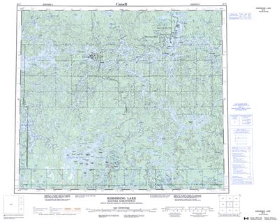 063N - KISSISSING LAKE - Topographic Map