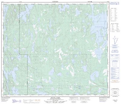 063N04 - DUVAL LAKE - Topographic Map