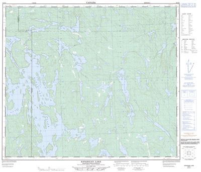 063N05 - KIPAHIGAN LAKE - Topographic Map