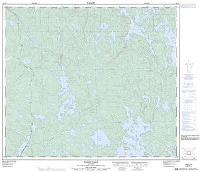 063N07 - TAKIPY LAKE - Topographic Map