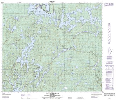 063N11 - PUKATAWAGAN - Topographic Map