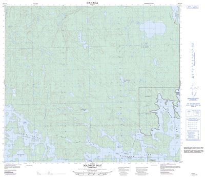 063N15 - MADSEN BAY - Topographic Map