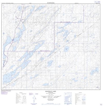 063O01 - HALFWAY LAKE - Topographic Map