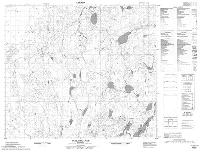 063O07 - TULLIBEE LAKE - Topographic Map