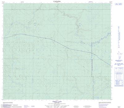 063O16 - NOBLE LAKE - Topographic Map