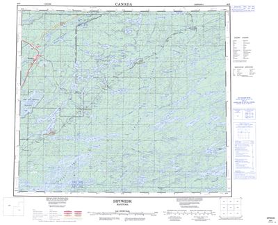 063P - SIPIWESK - Topographic Map