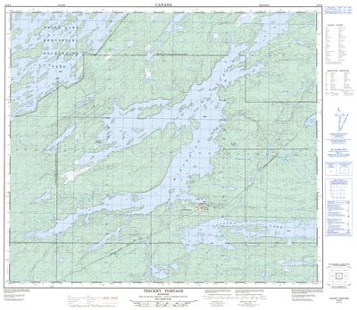 063P05 - THICKET PORTAGE - Topographic Map