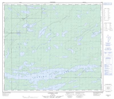 063P06 - LANDING LAKE - Topographic Map
