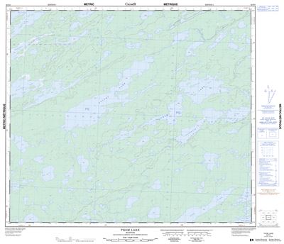 063P08 - GOULET LAKE - Topographic Map