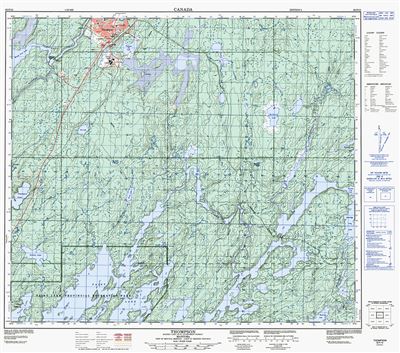 063P12 - THOMPSON - Topographic Map