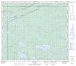 063P14 - BEGG LAKE - Topographic Map