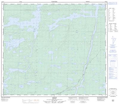 063P15 - ARNOT - Topographic Map