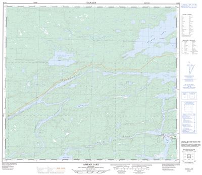 064A02 - ASSEAN LAKE - Topographic Map