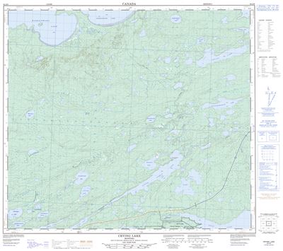 064A08 - CRYING LAKE - Topographic Map