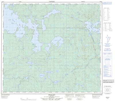 064B10 - SWAN BAY - Topographic Map