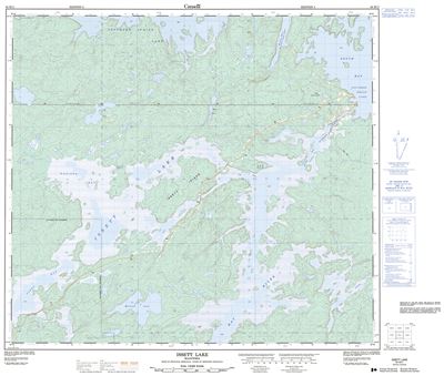 064B11 - ISSETT LAKE - Topographic Map