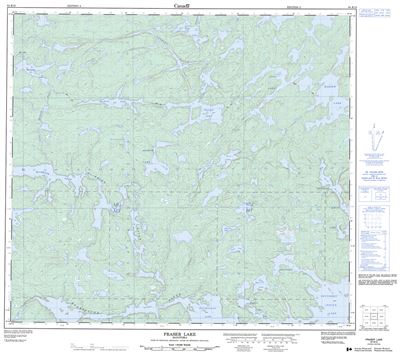 064B13 - FRASER LAKE - Topographic Map