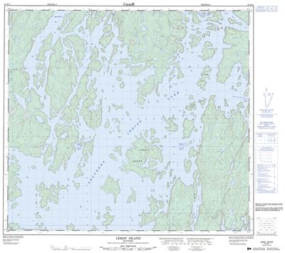064B14 - LEMAY ISLAND - Topographic Map