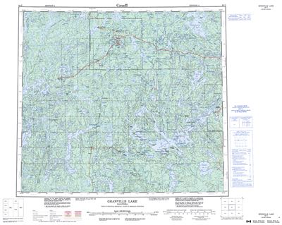 064C - GRANVILLE LAKE - Topographic Map