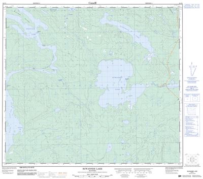 064C01 - SUWANNEE LAKE - Topographic Map
