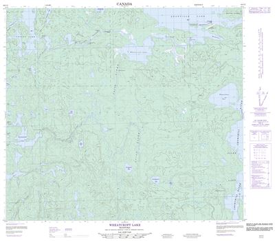 064C02 - WHEATCROFT LAKE - Topographic Map